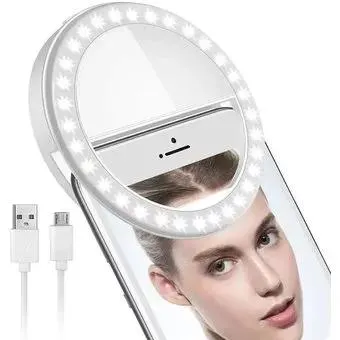 Luz LED para selfie con espejo Vivitar VIV-IMP507 x unidad