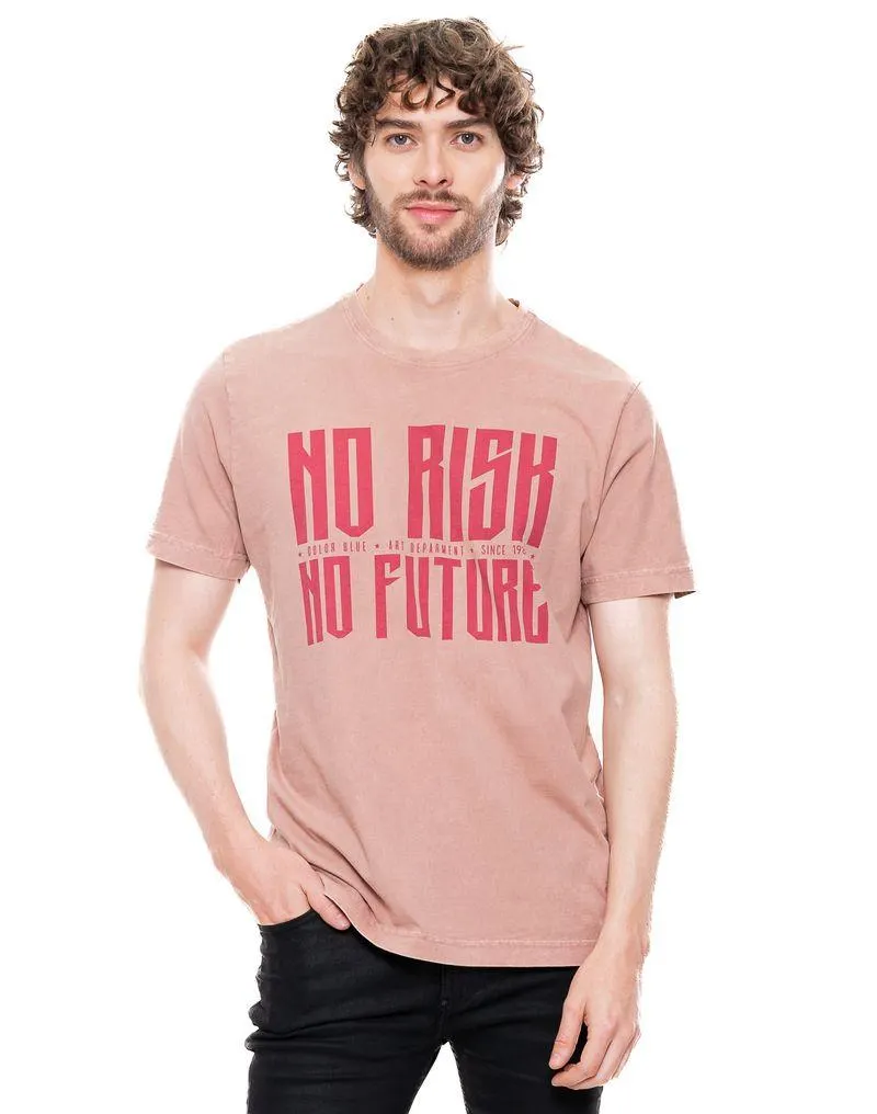 Camiseta Manga Corta Con Estampado En Frente