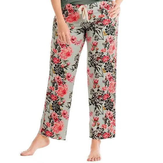 PANTALÓN · 521173 · Floral moss