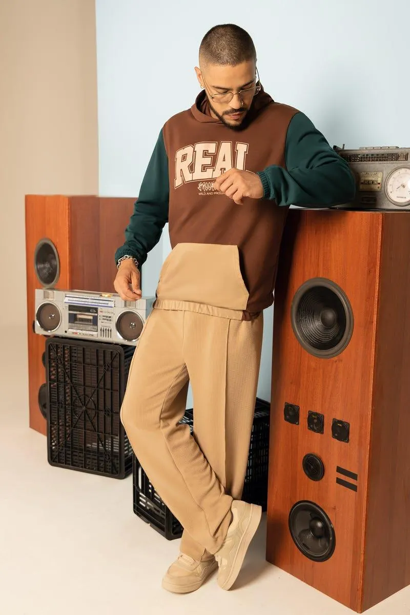 JOGGER BOTA RECTA Café