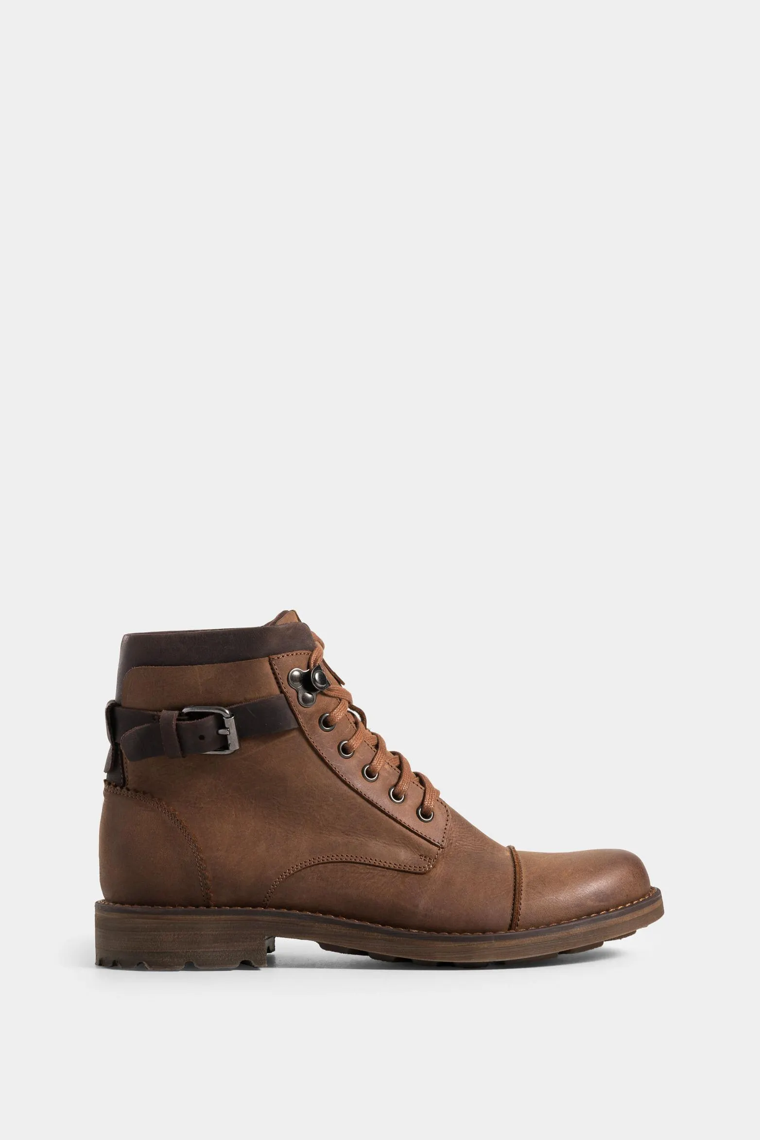 Botas alquimist de cuero para hombre correa decorativa