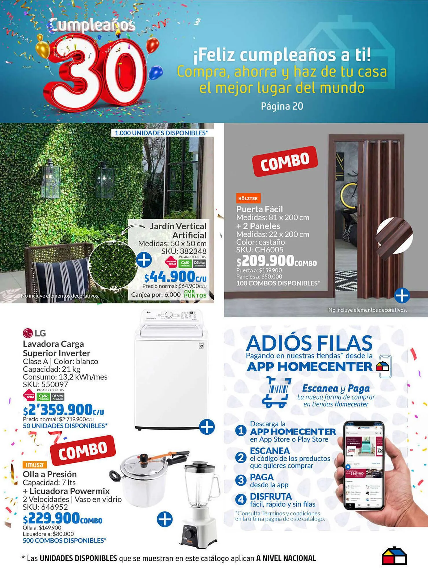 Catalogo de Catálogo Homecenter 1 de agosto al 4 de septiembre 2023 - Pag 20