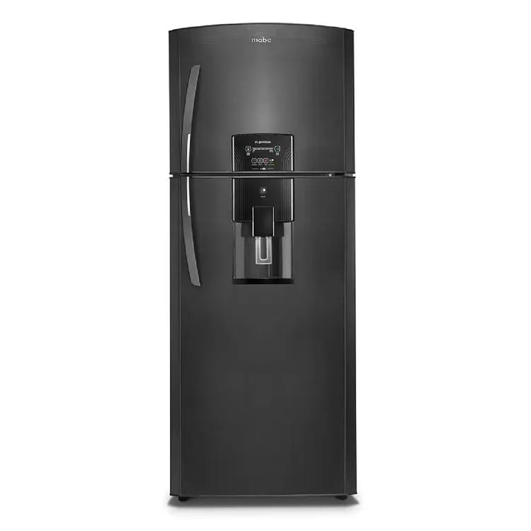 Nevera Mabe No Frost Congelador Superior 394 Litros Brutos RMP421FZCC Black Steel