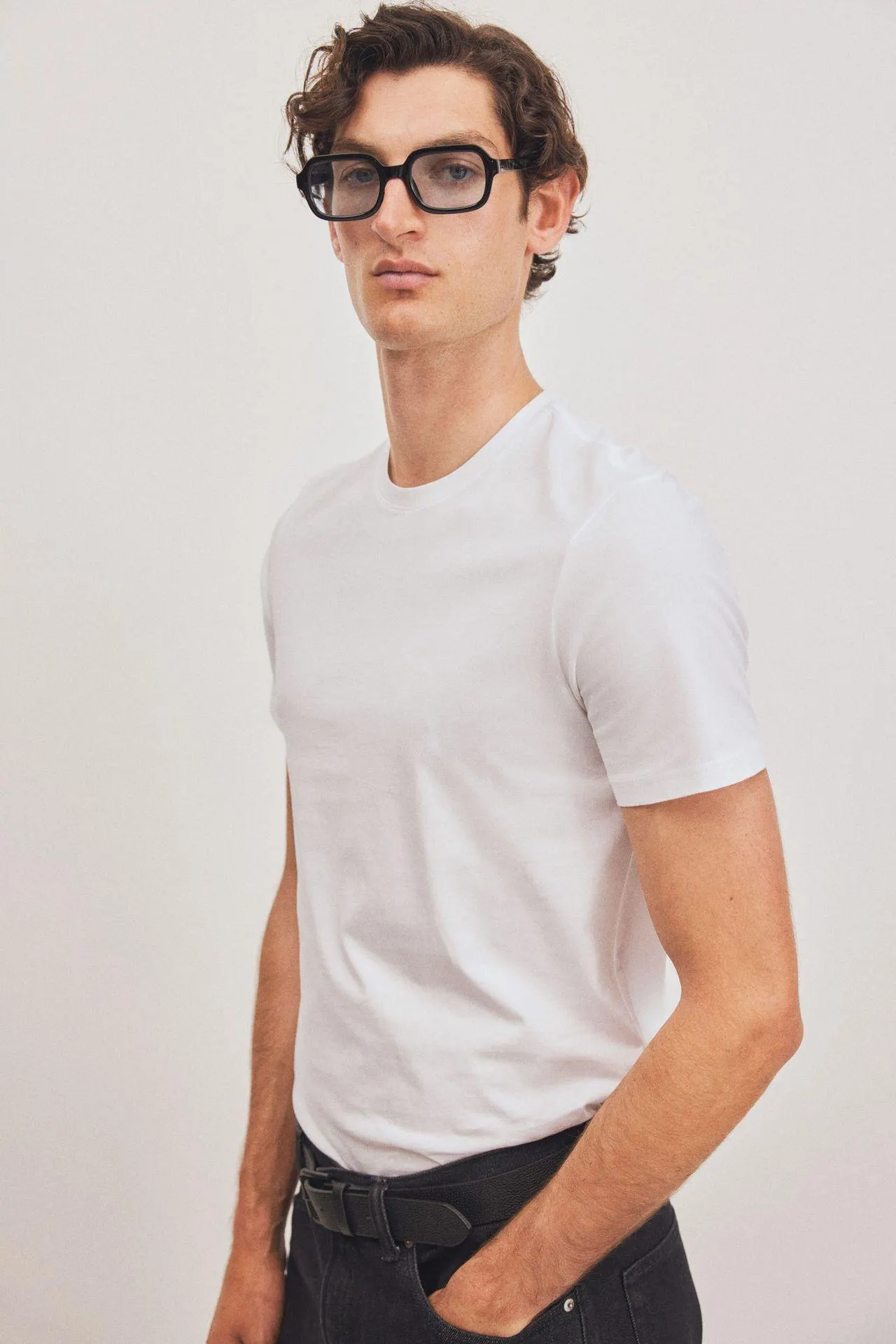 Camiseta en algodón pima Slim Fit