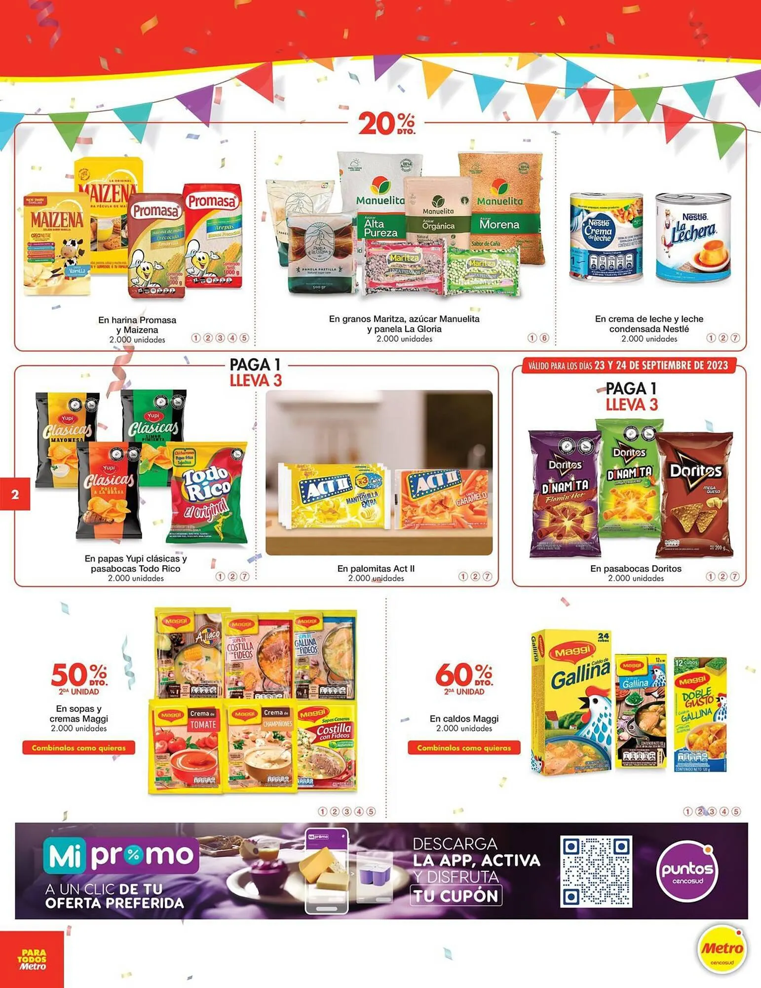 Catalogo de Catálogo Metro 21 de septiembre al 24 de septiembre 2023 - Pag 2