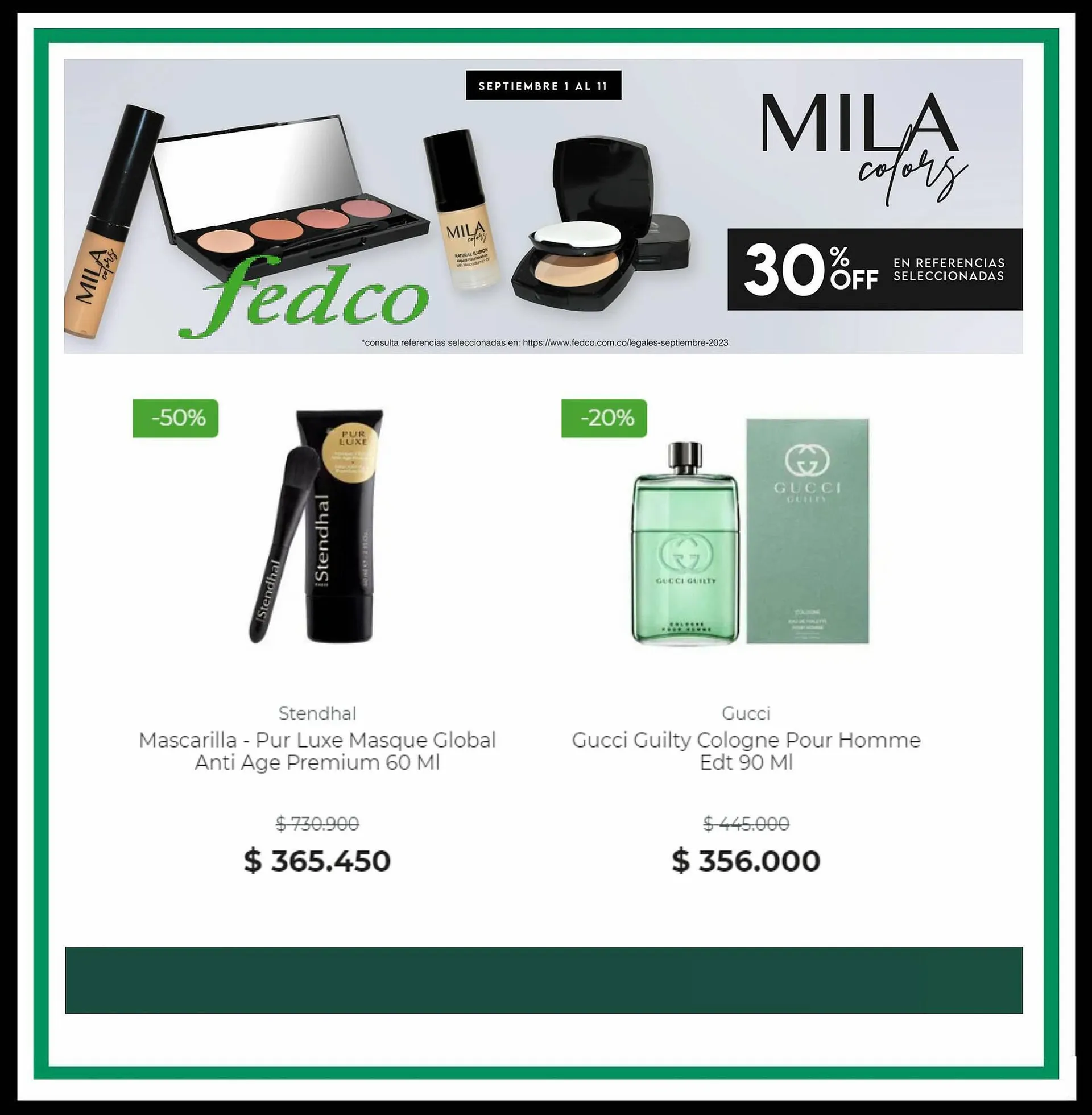 Catalogo de Catálogo Fedco 1 de septiembre al 11 de septiembre 2023 - Pag 5