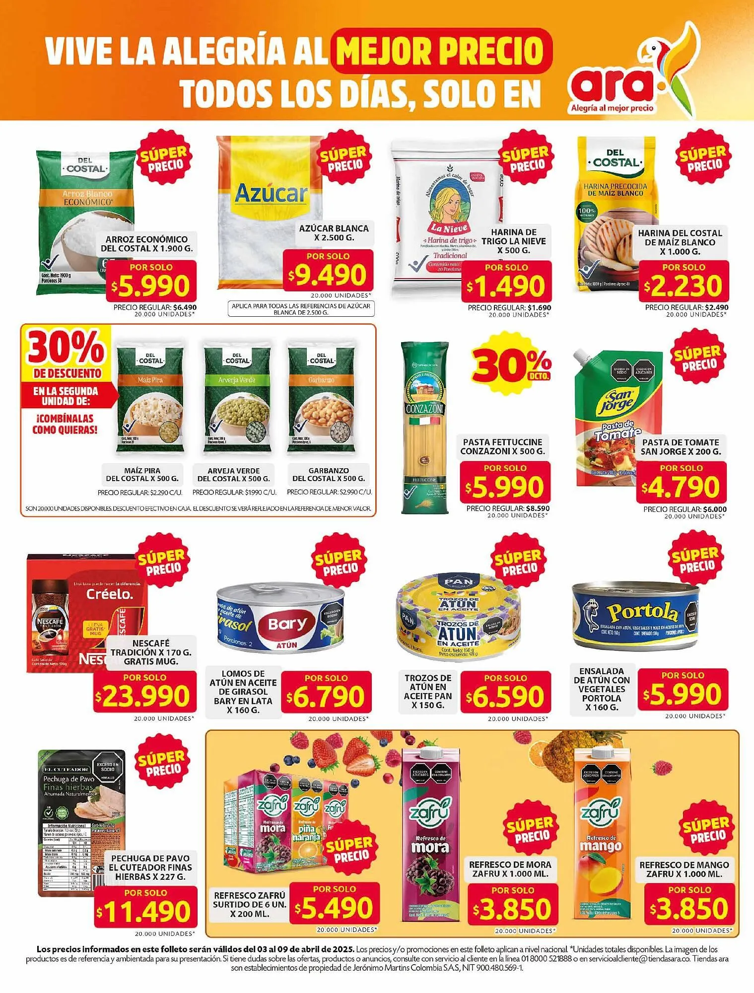 Catalogo de Catálogo Ara 3 de abril al 9 de abril 2025 - Pag 4