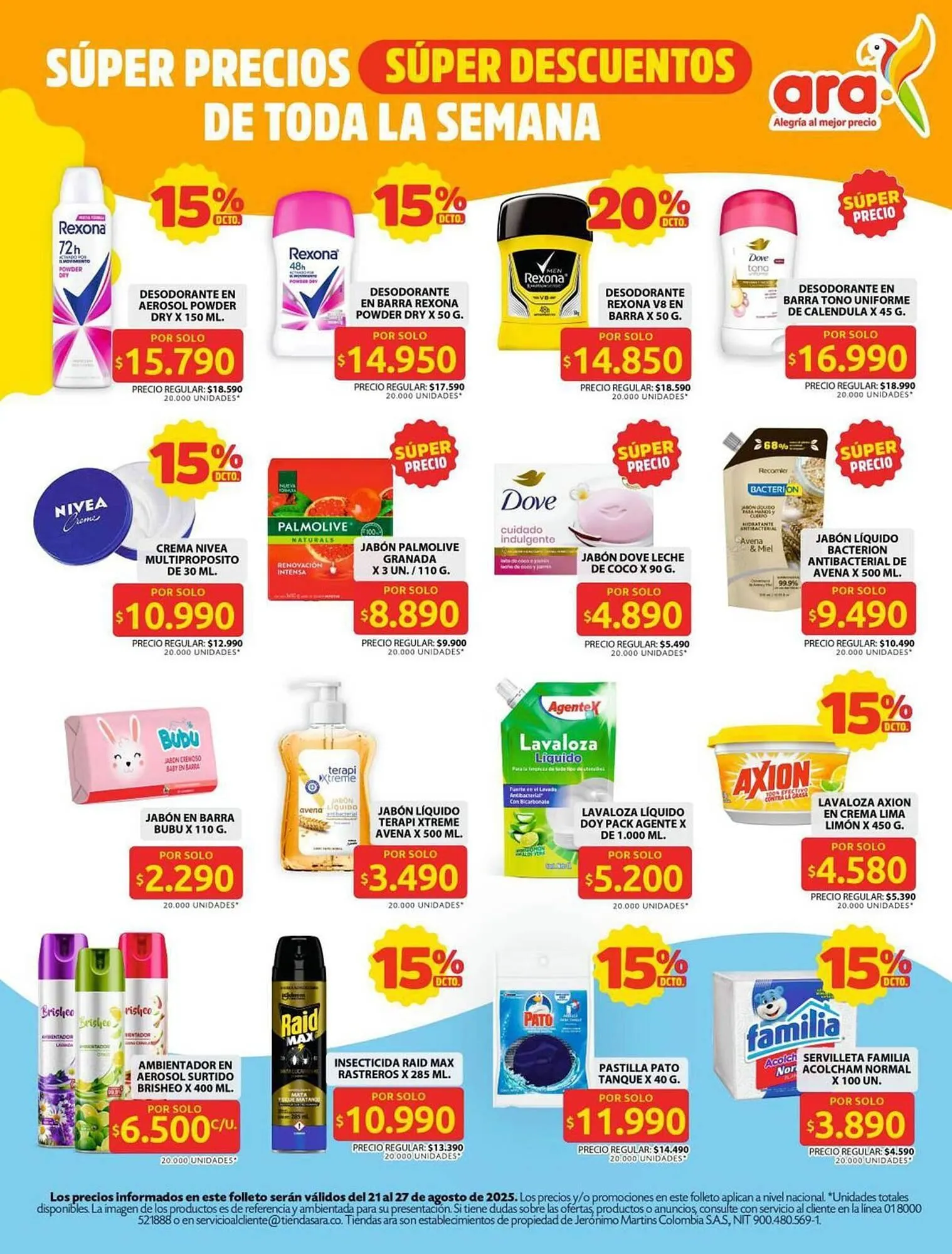 Catalogo de Catálogo Ara 21 de agosto al 28 de agosto 2025 - Pag 9