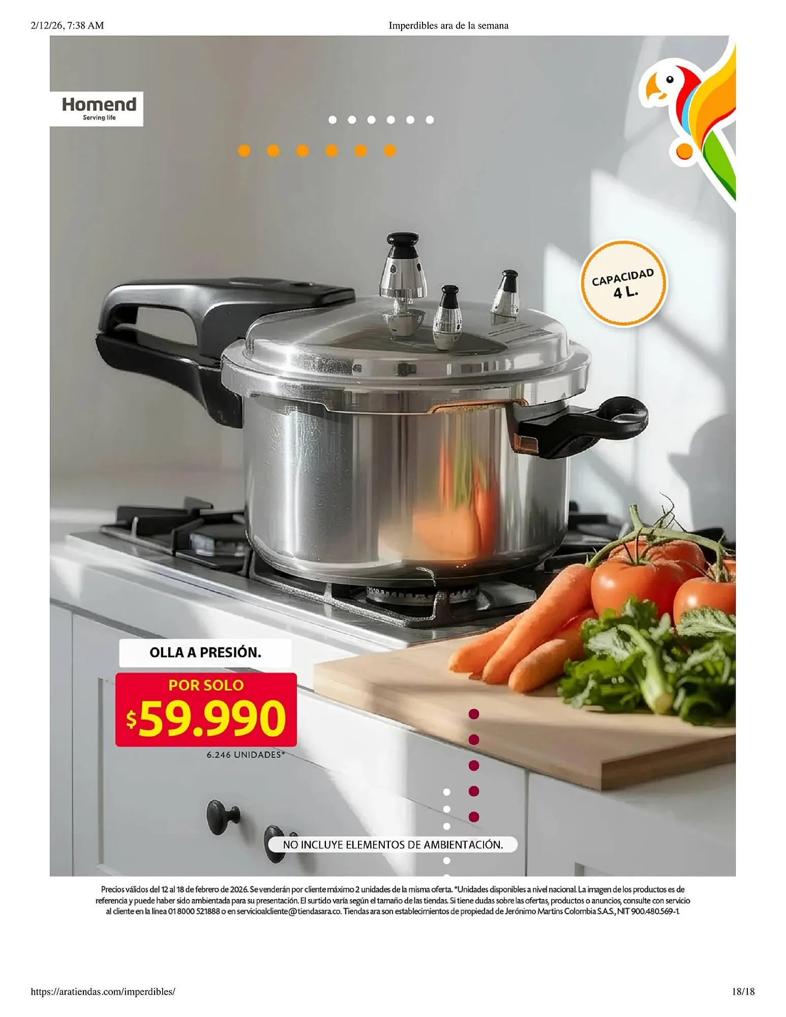 Catalogo de Catálogo Ara 12 de febrero al 18 de febrero 2026 - Pag 18