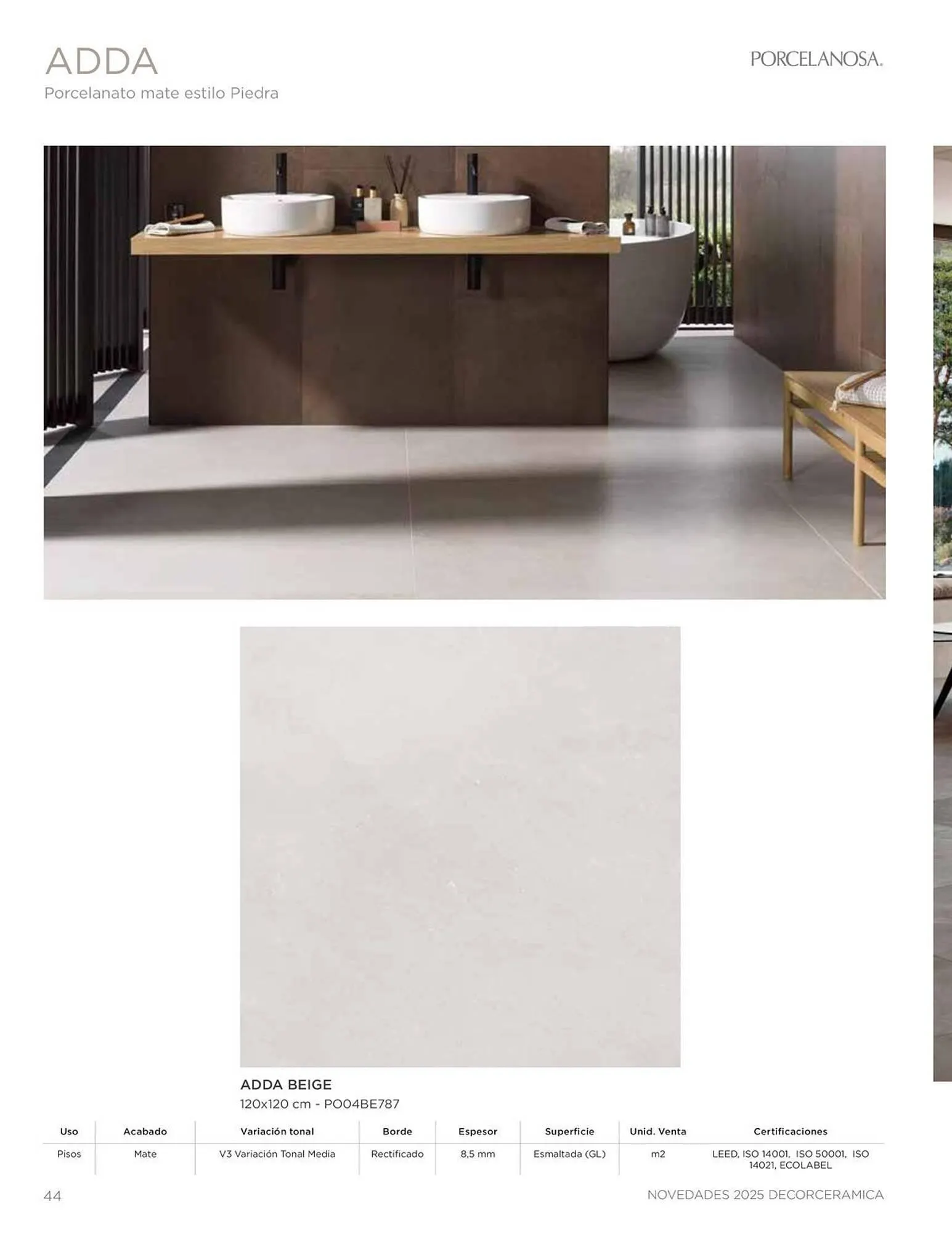 Catalogo de Catálogo Decorceramica 9 de diciembre al 31 de diciembre 2025 - Pag 44