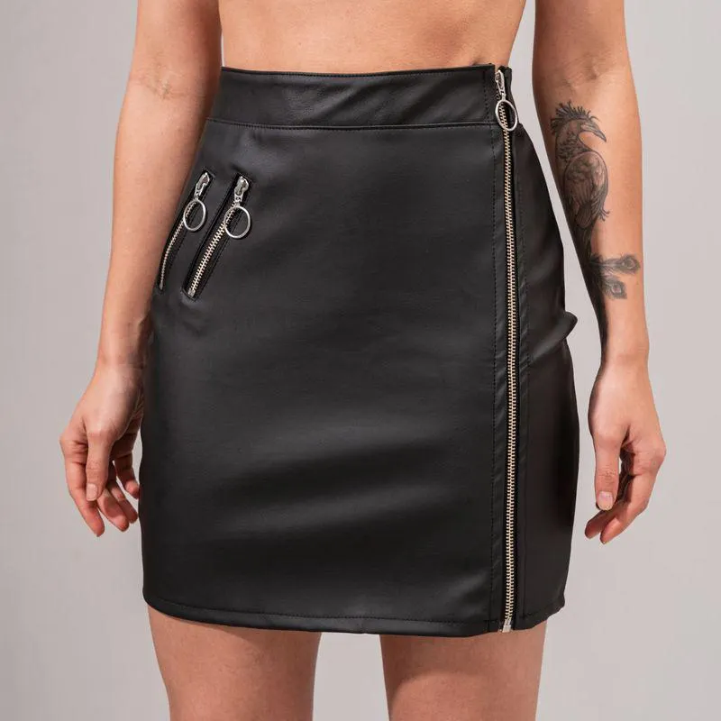 Falda Ajustada Talle Alto Voler