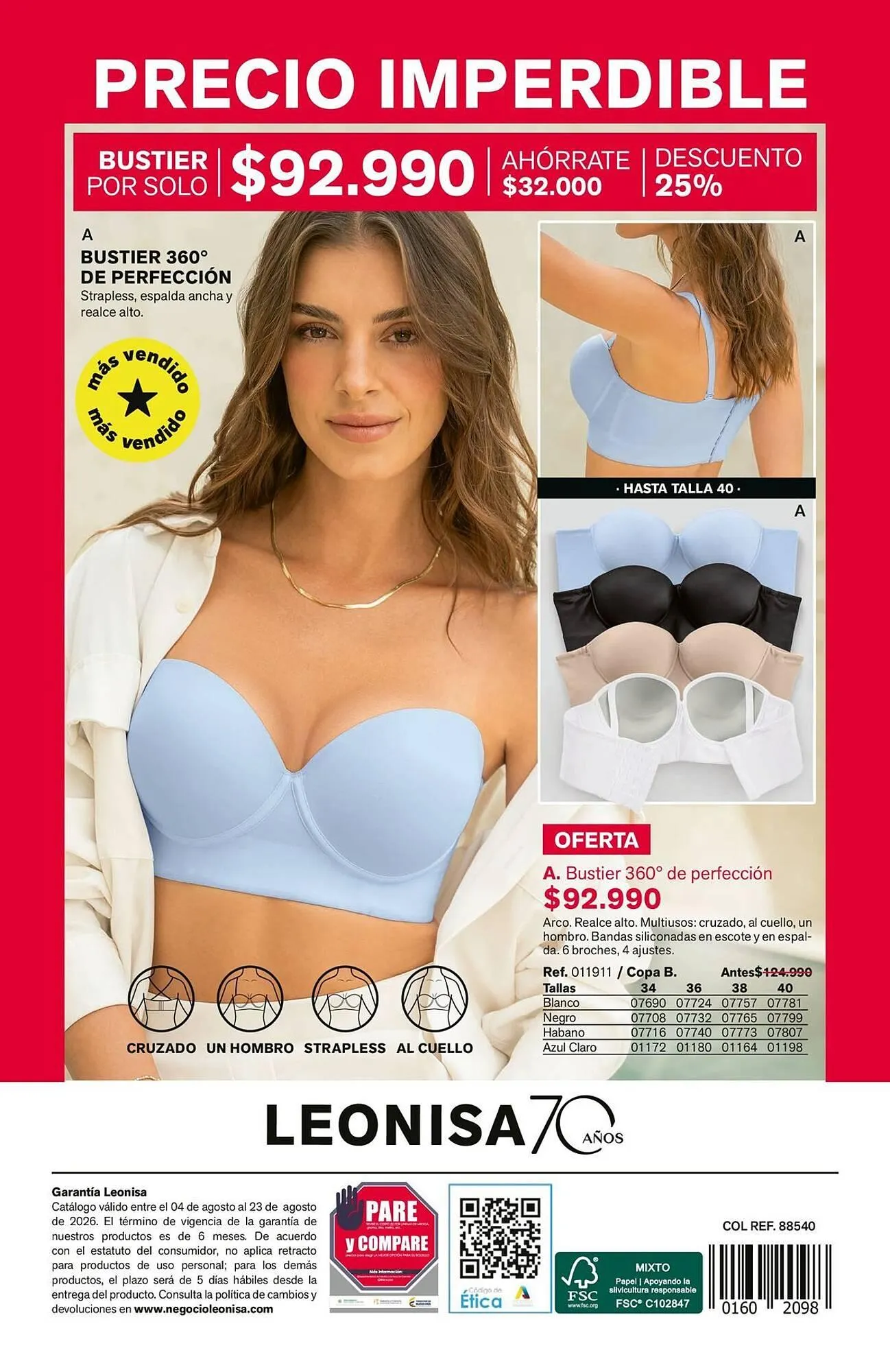 Catalogo de Catálogo Leonisa 4 de agosto al 24 de agosto 2026 - Pag 212