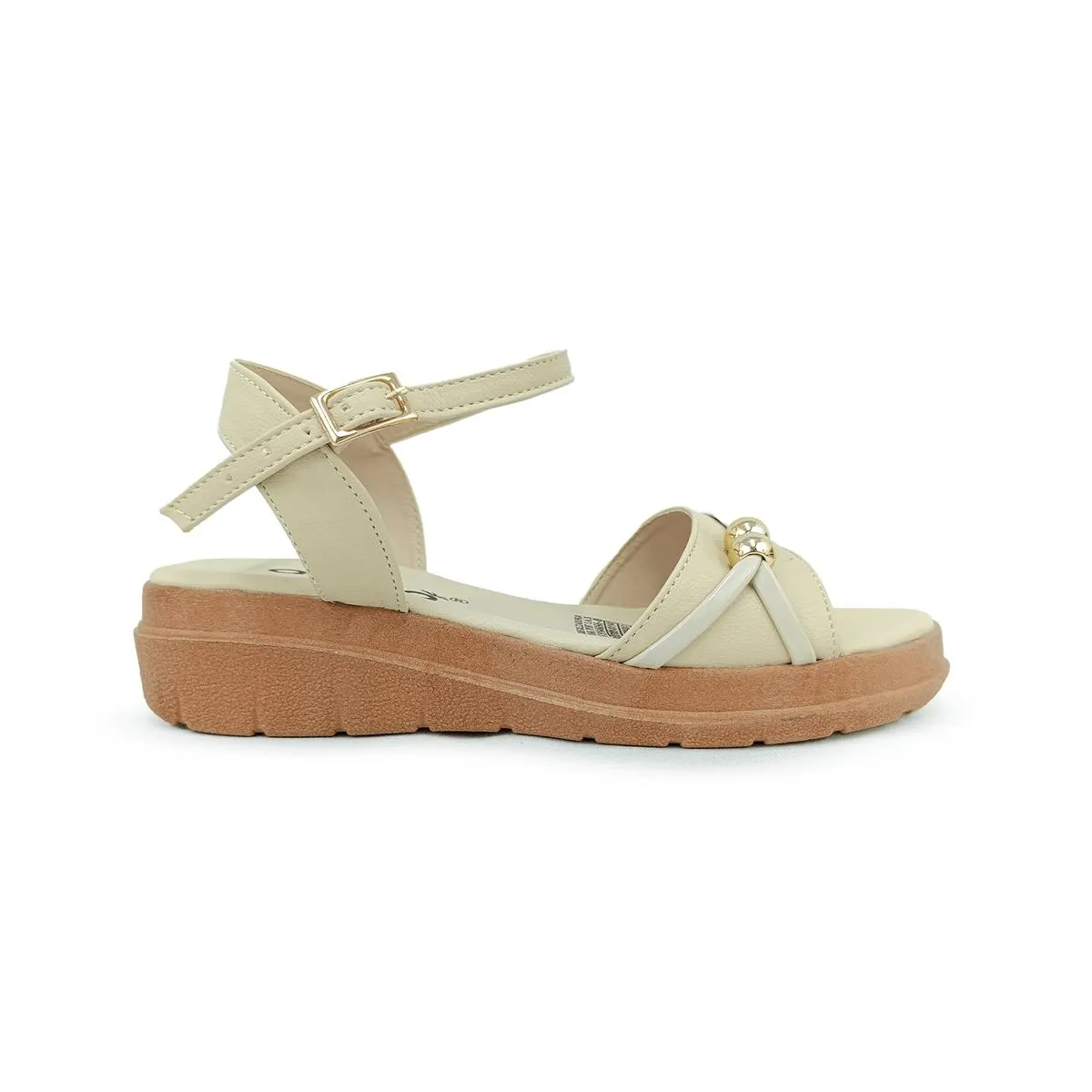 SANDALIA BEIGE ALOHA MUJER