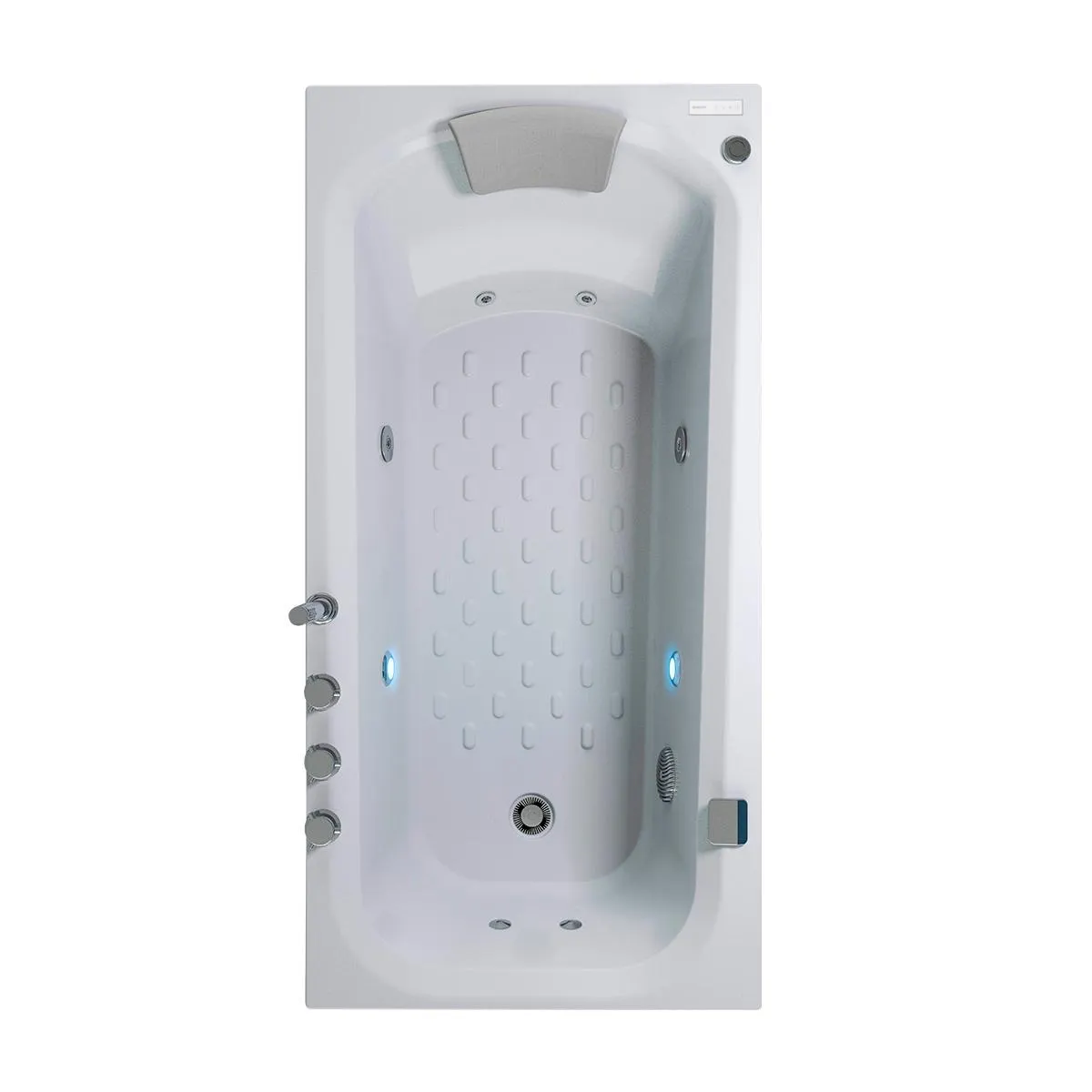 Hidromasaje americana plus izquierda 152x75 blanco