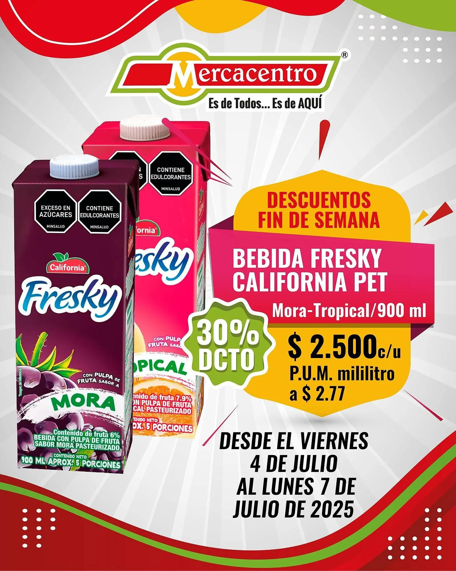 Catalogo de Catálogo MercaCentro 4 de julio al 7 de julio 2025 - Pag 5