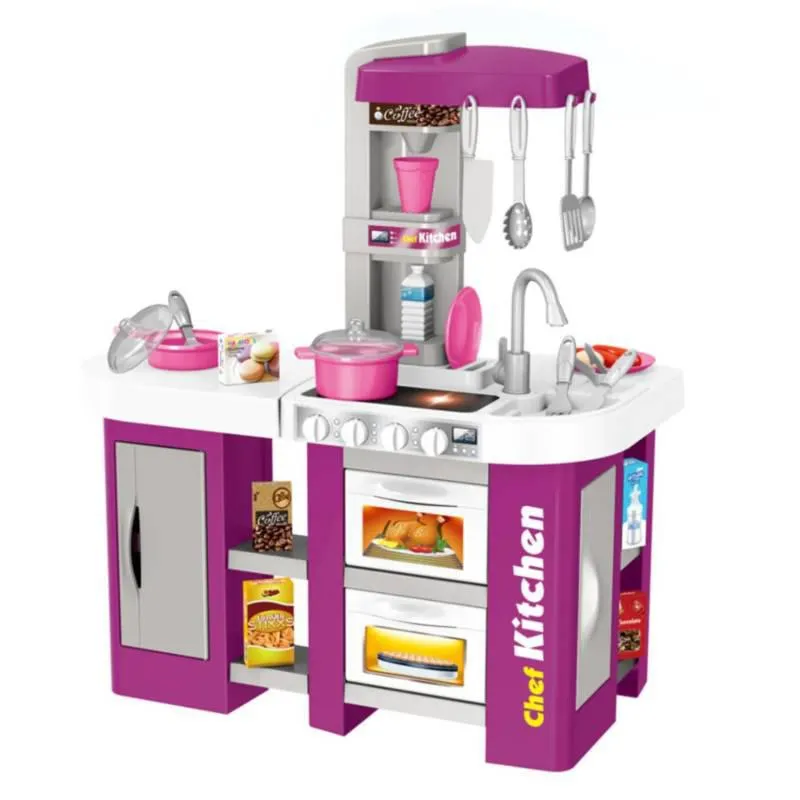 Cocina grande Niñas Infantil De Juguete con Horno