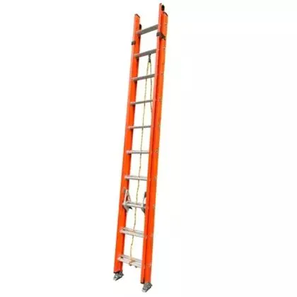 Escalera Certificada de Extension Dieléctrica 20 Pasos 3 a 6.0mt Resistencia 136kg