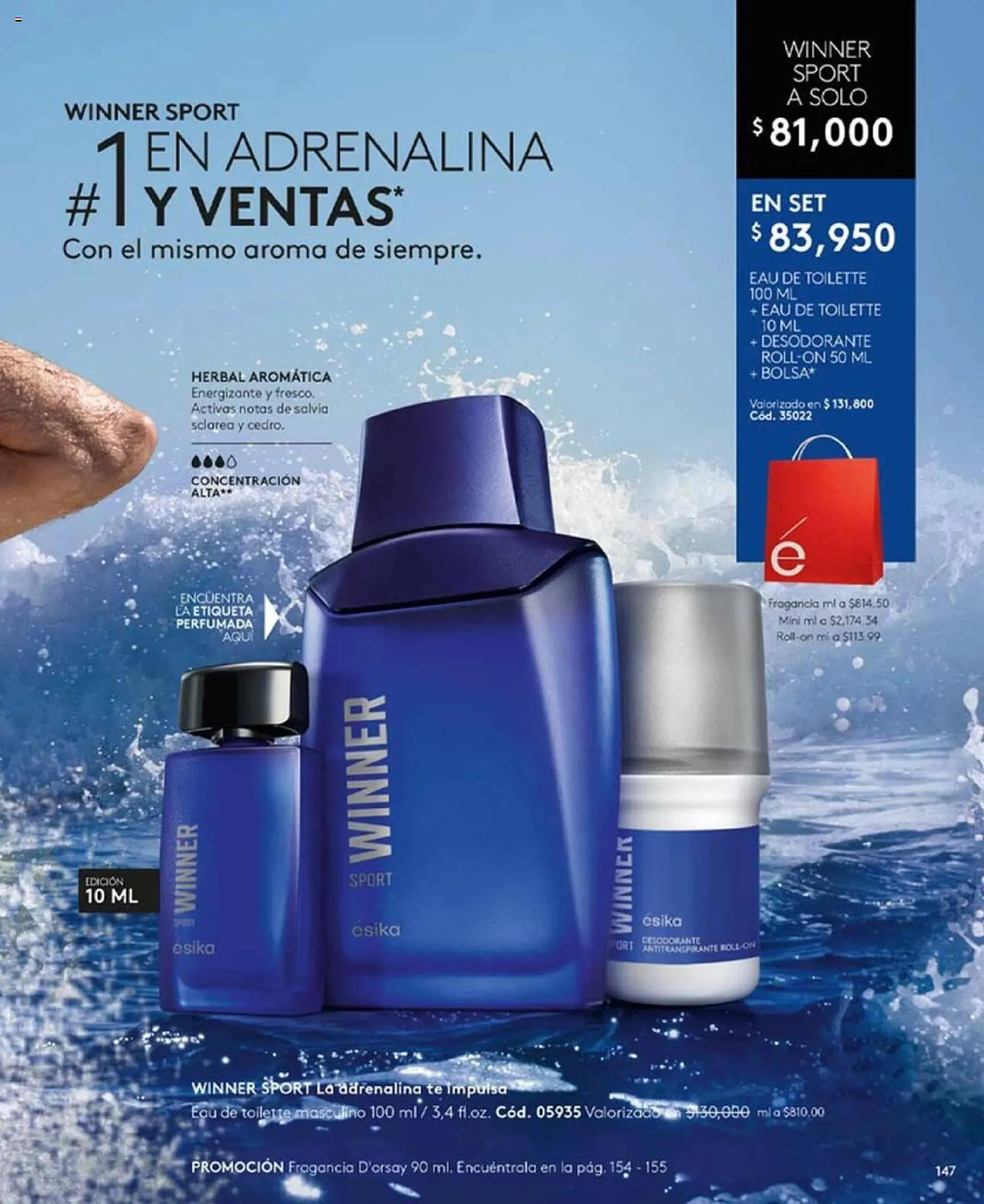 Catalogo de Catálogo Ésika 1 de enero al 31 de enero 2024 - Pag 147