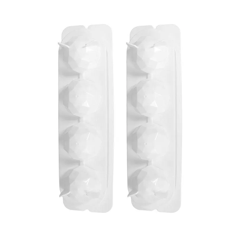 Molde de 4 Bolas de Hielo para Whisky