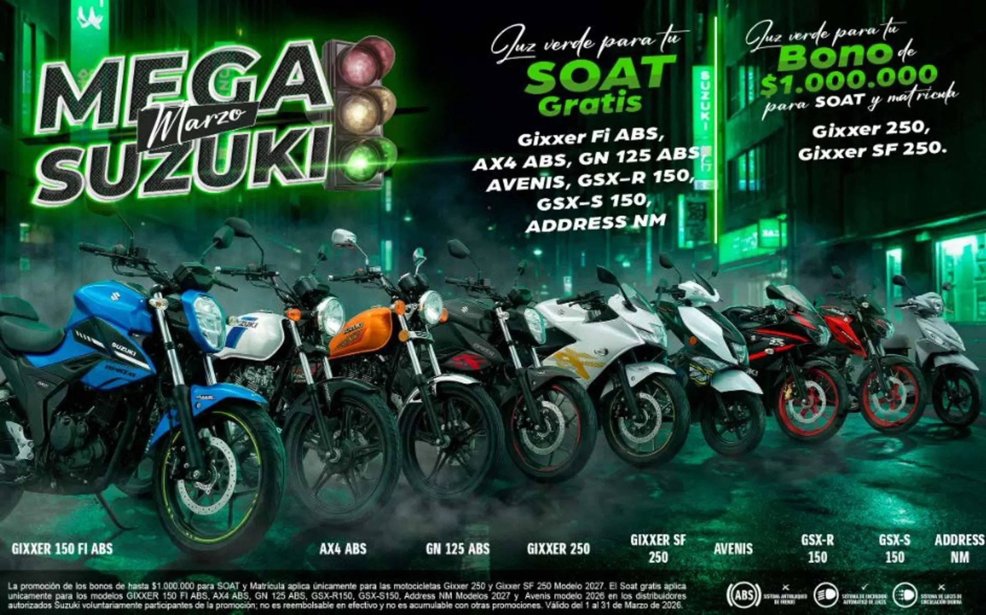 Catalogo de Catálogo Suzuki 6 de marzo al 31 de marzo 2026 - Pag 1