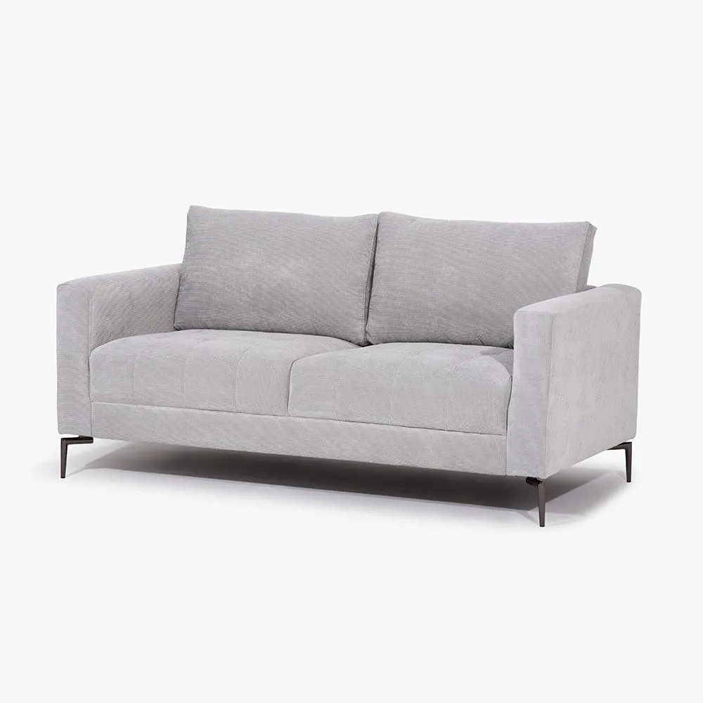 Sofá Jordan (Pocket) 2 Puestos Gris