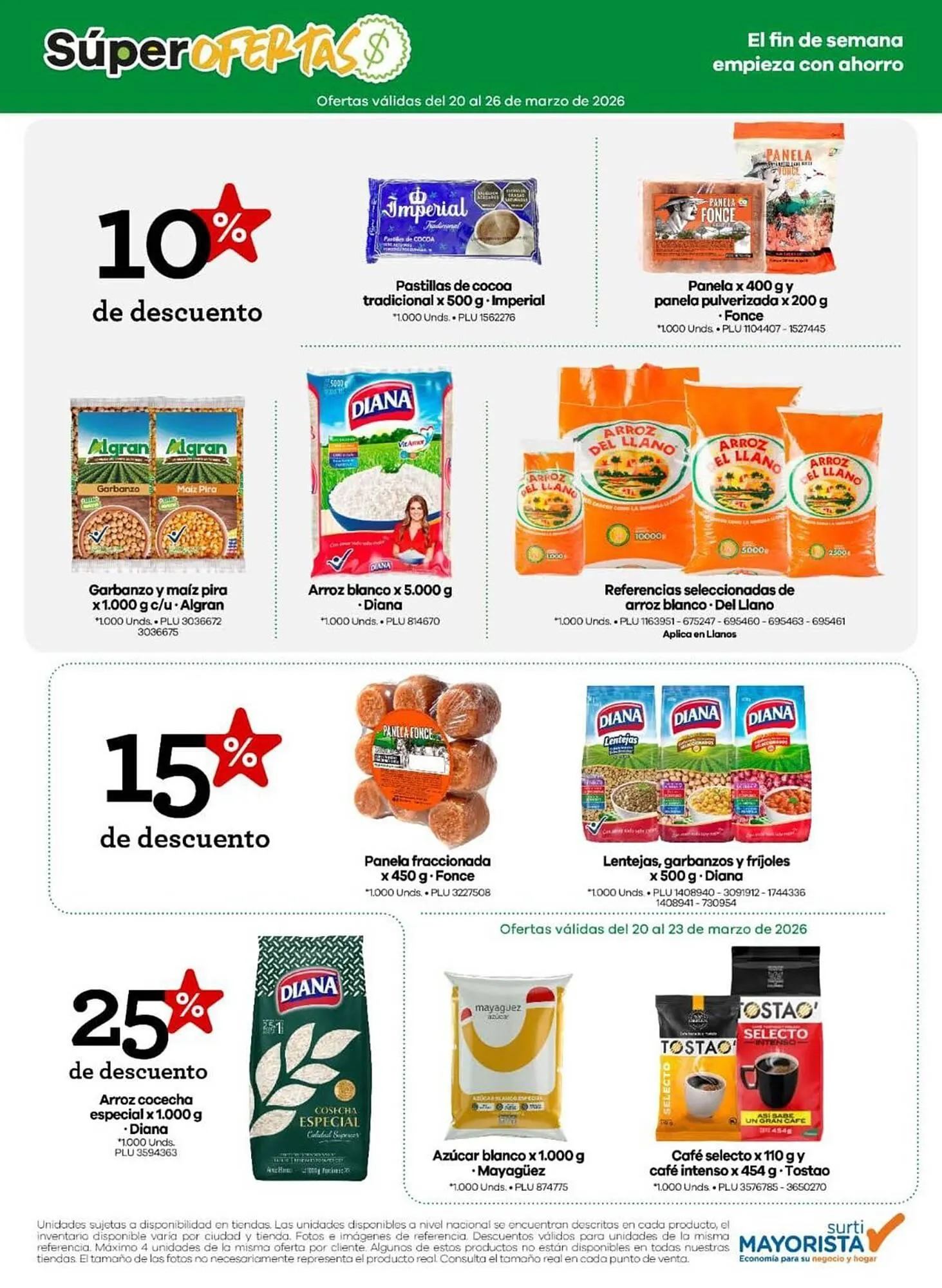 Catalogo de Catálogo Surtimayorista 24 de marzo al 26 de marzo 2026 - Pag 1