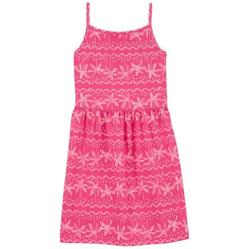 Vestido Fucsia Niña Talla 6-6X