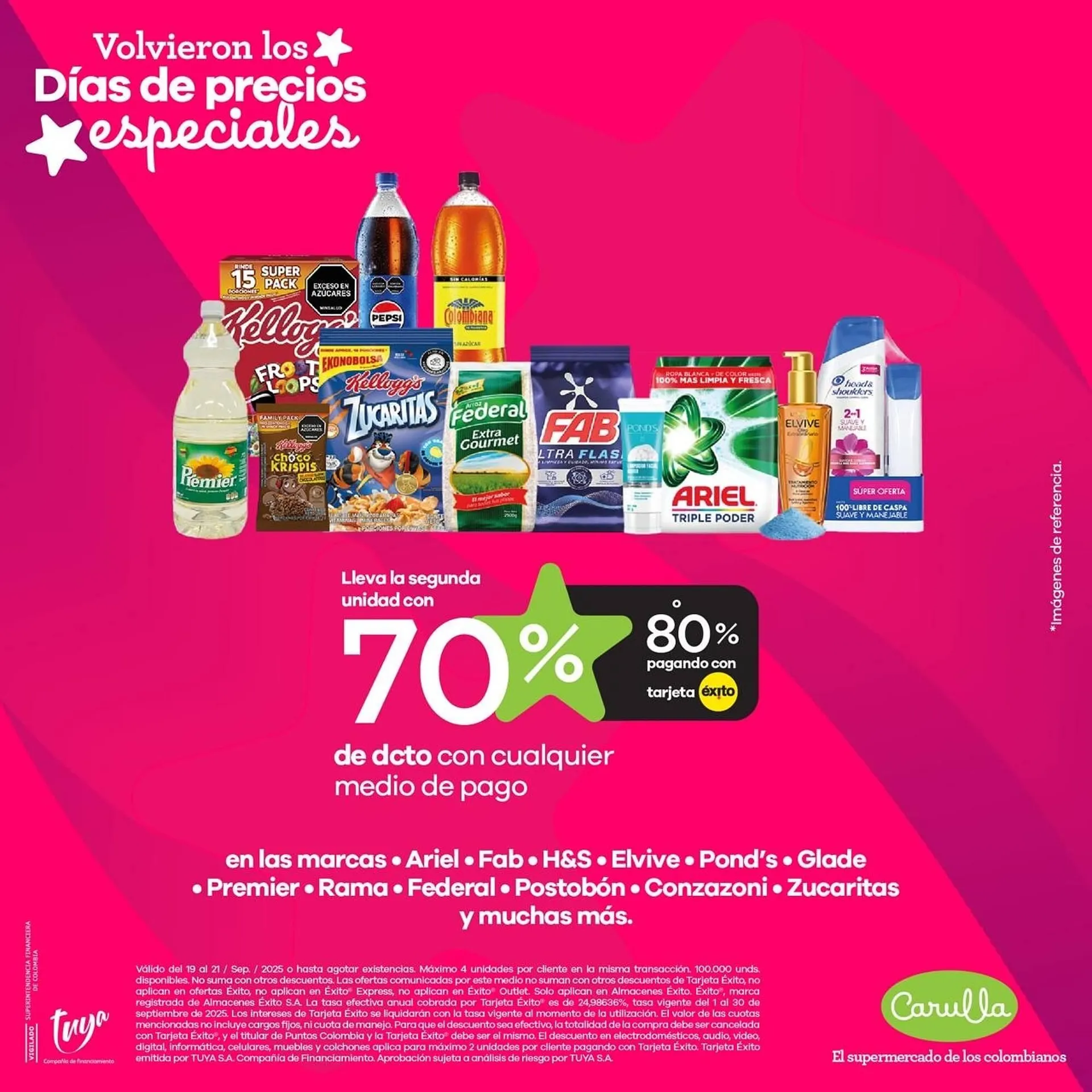 Catalogo de Catálogo Carulla 19 de septiembre al 19 de septiembre 2025 - Pag 1