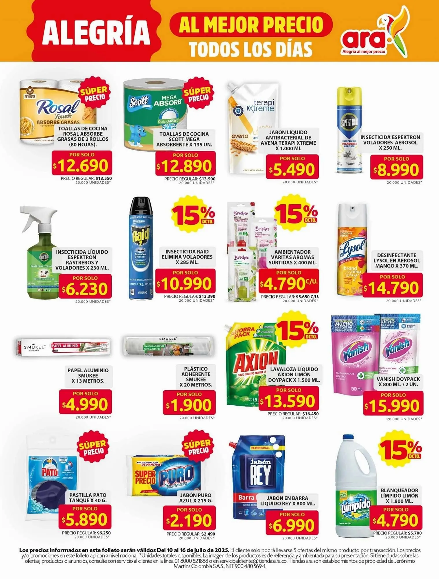 Catalogo de Catálogo Ara 10 de julio al 17 de julio 2025 - Pag 9