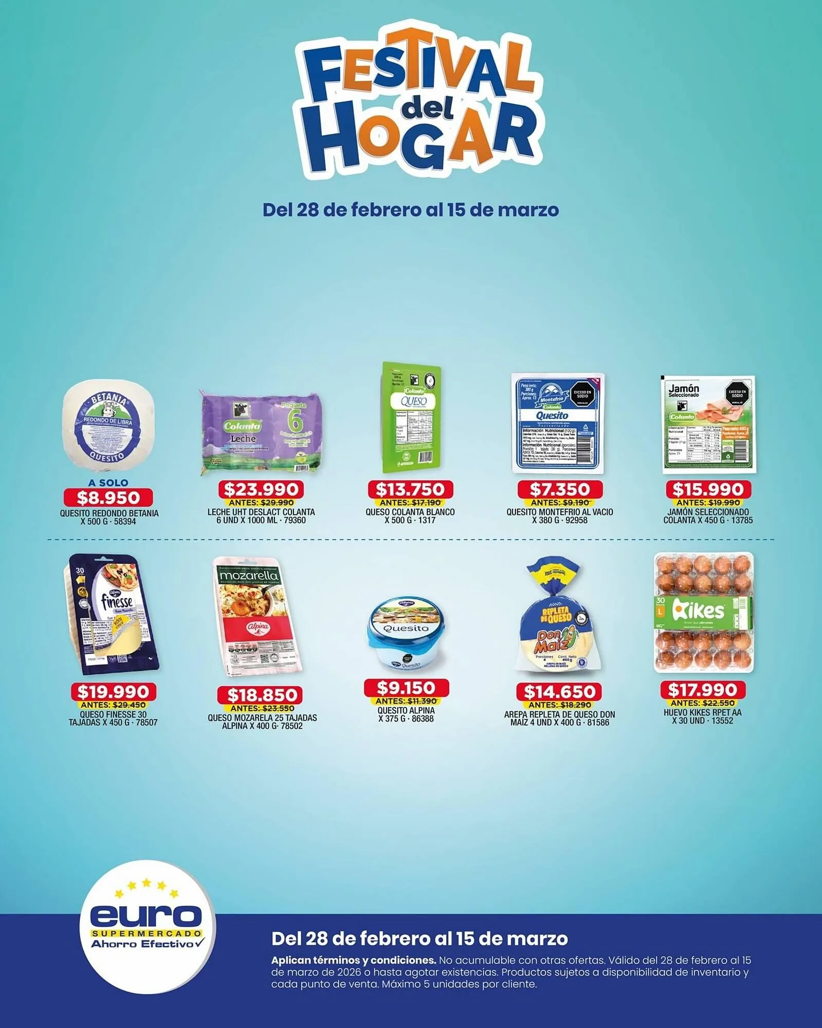 Catalogo de Catálogo Euro Supermercados 3 de marzo al 15 de marzo 2026 - Pag 2