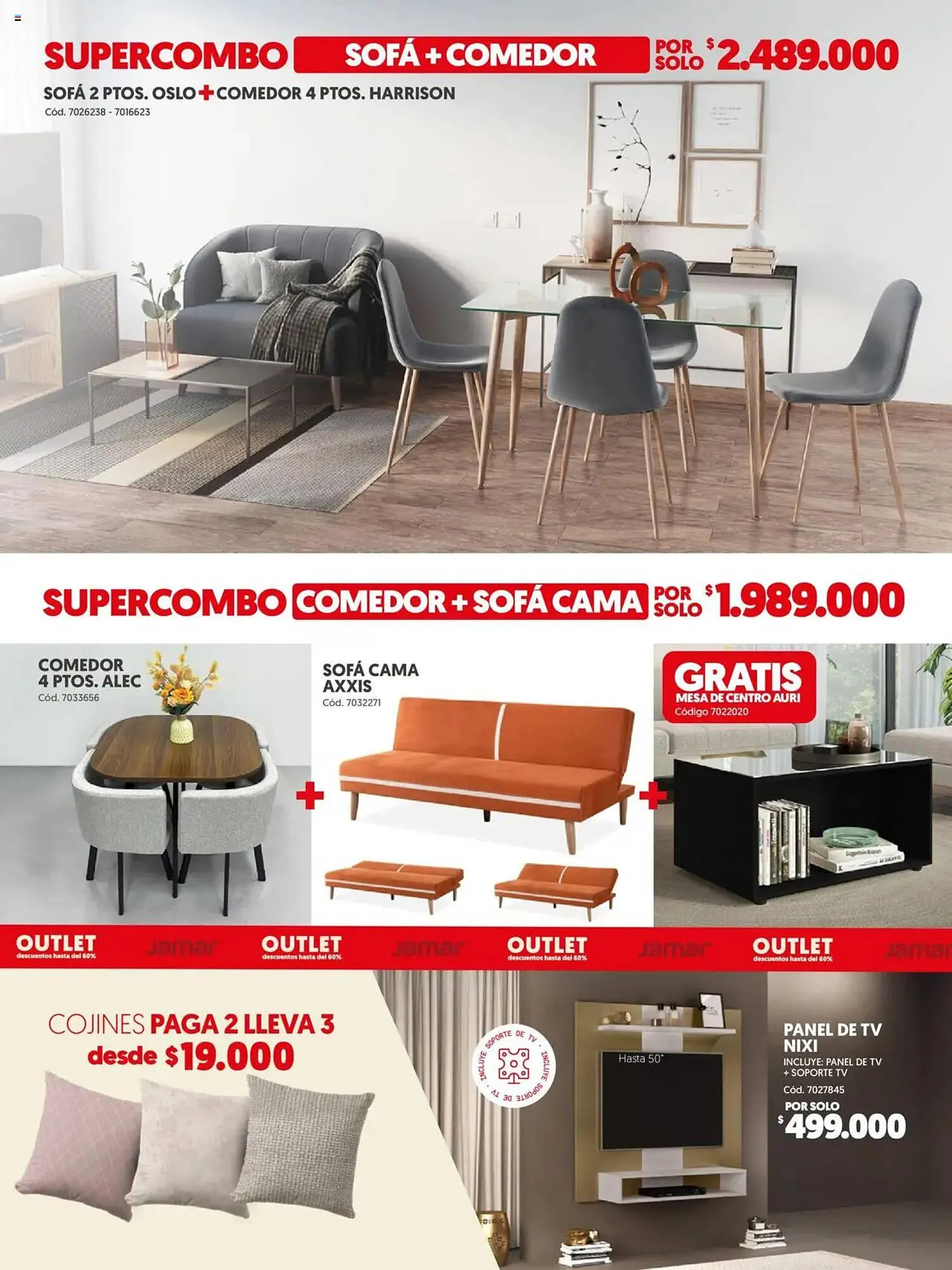 Catalogo de Catálogo Muebles Jamar 7 de enero al 31 de enero 2025 - Pag 4