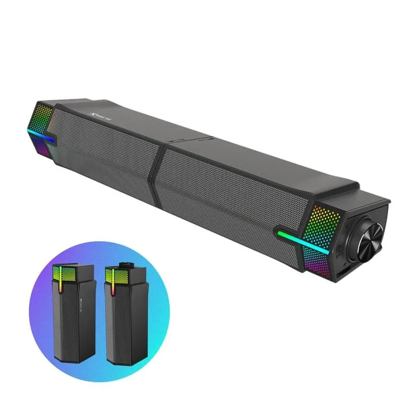 Parlantes Gamer Bluetooth PC Speaker Barra Sonido Xtrike Me SK-604