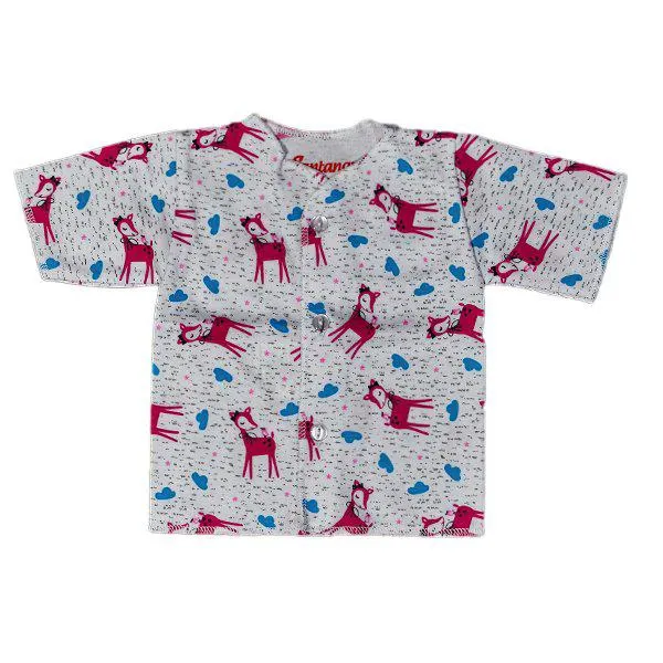 Camiseta Manga Corta Bebé Prematuro Estampado Niña