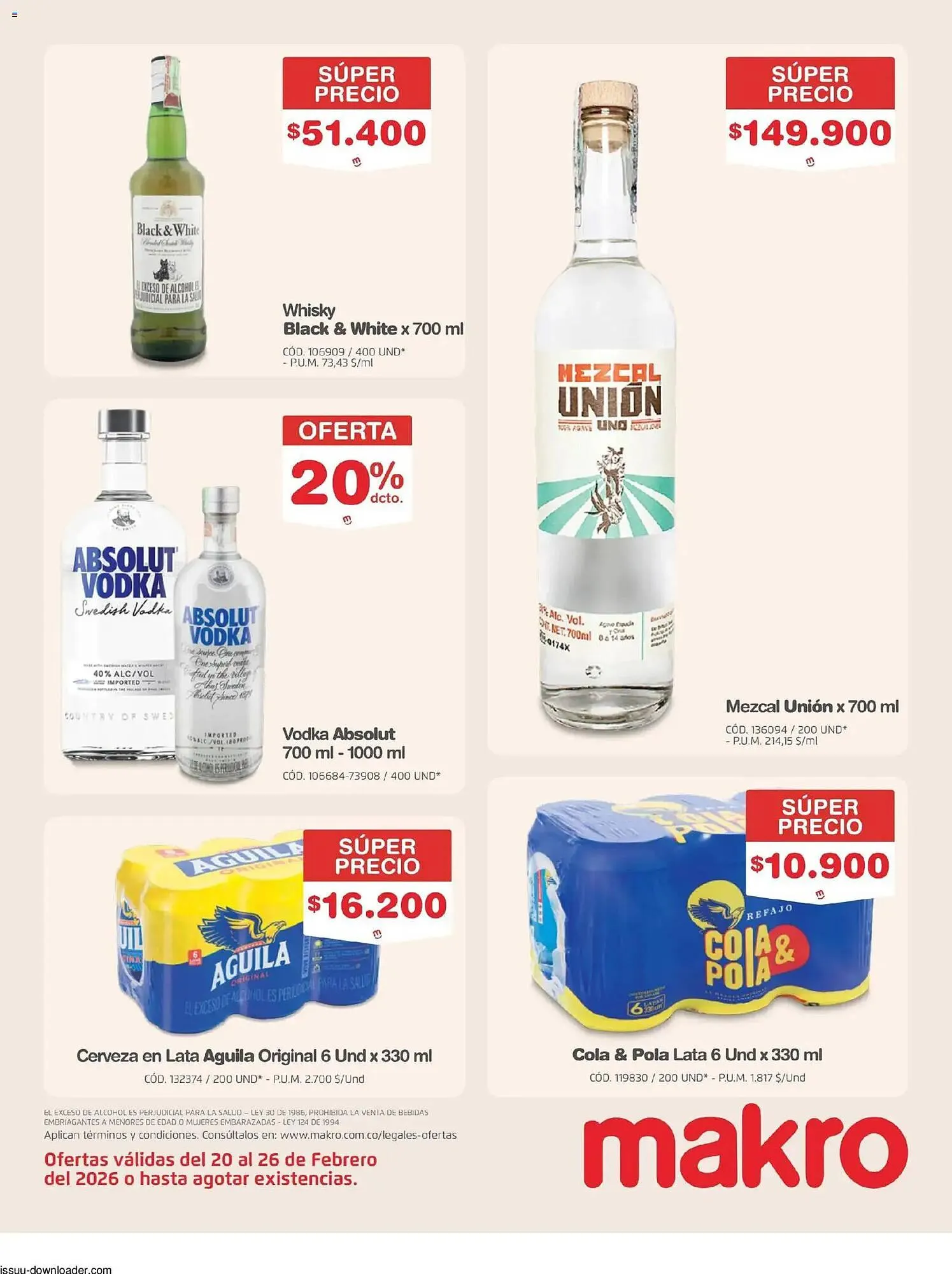 Catalogo de Catálogo Makro 20 de febrero al 27 de febrero 2026 - Pag 16