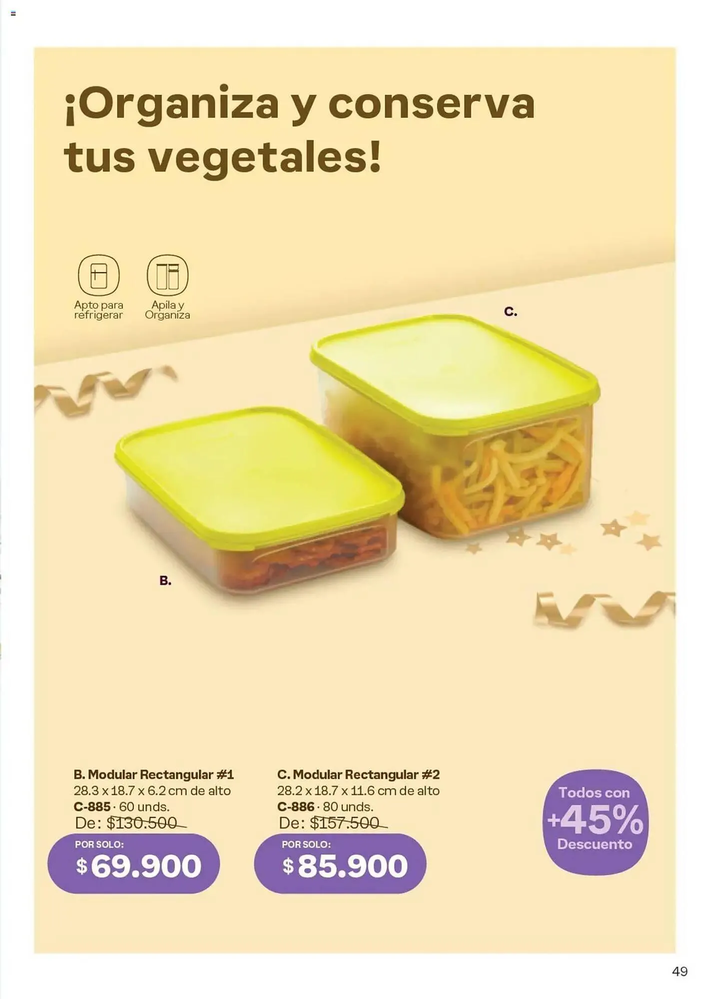Catalogo de Catálogo Tupperware 29 de noviembre al 26 de diciembre 2024 - Pag 49