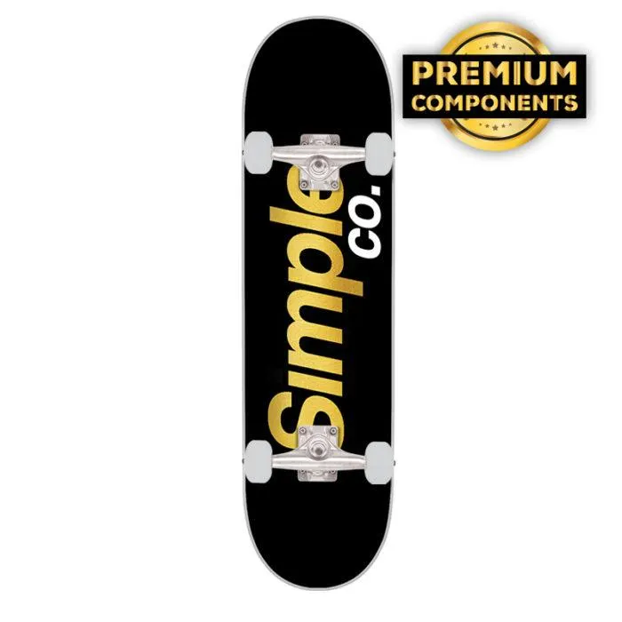 Tabla Completa Simple Co Black Logo Gold Foil MONOPATIN