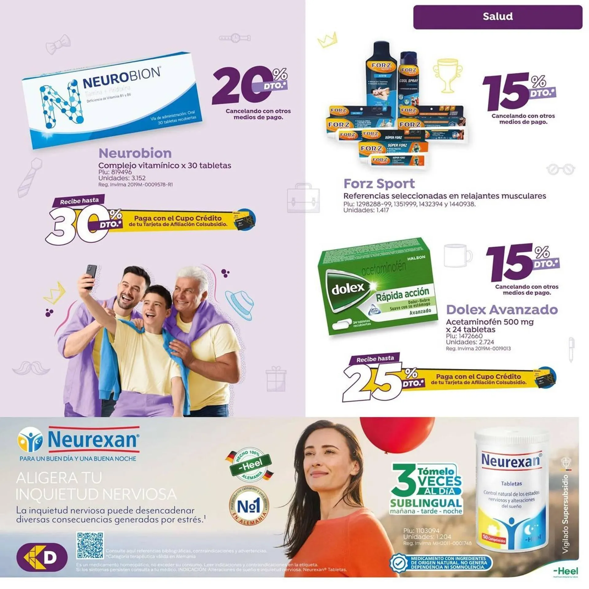 Catalogo de Catálogo Droguerías Colsubsidio 10 de junio al 30 de junio 2025 - Pag 4