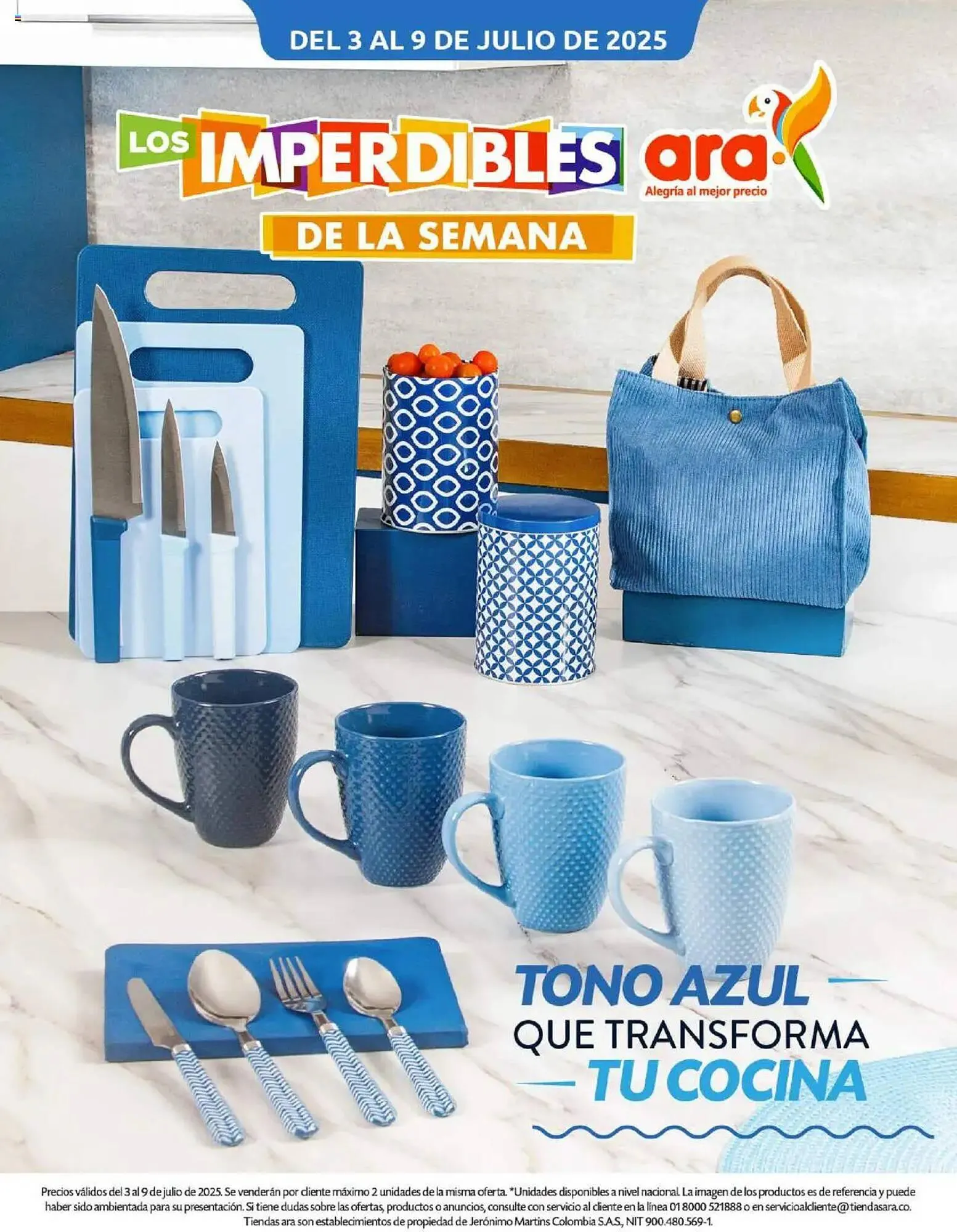 Catalogo de Catálogo Ara 3 de julio al 9 de julio 2025 - Pag 1