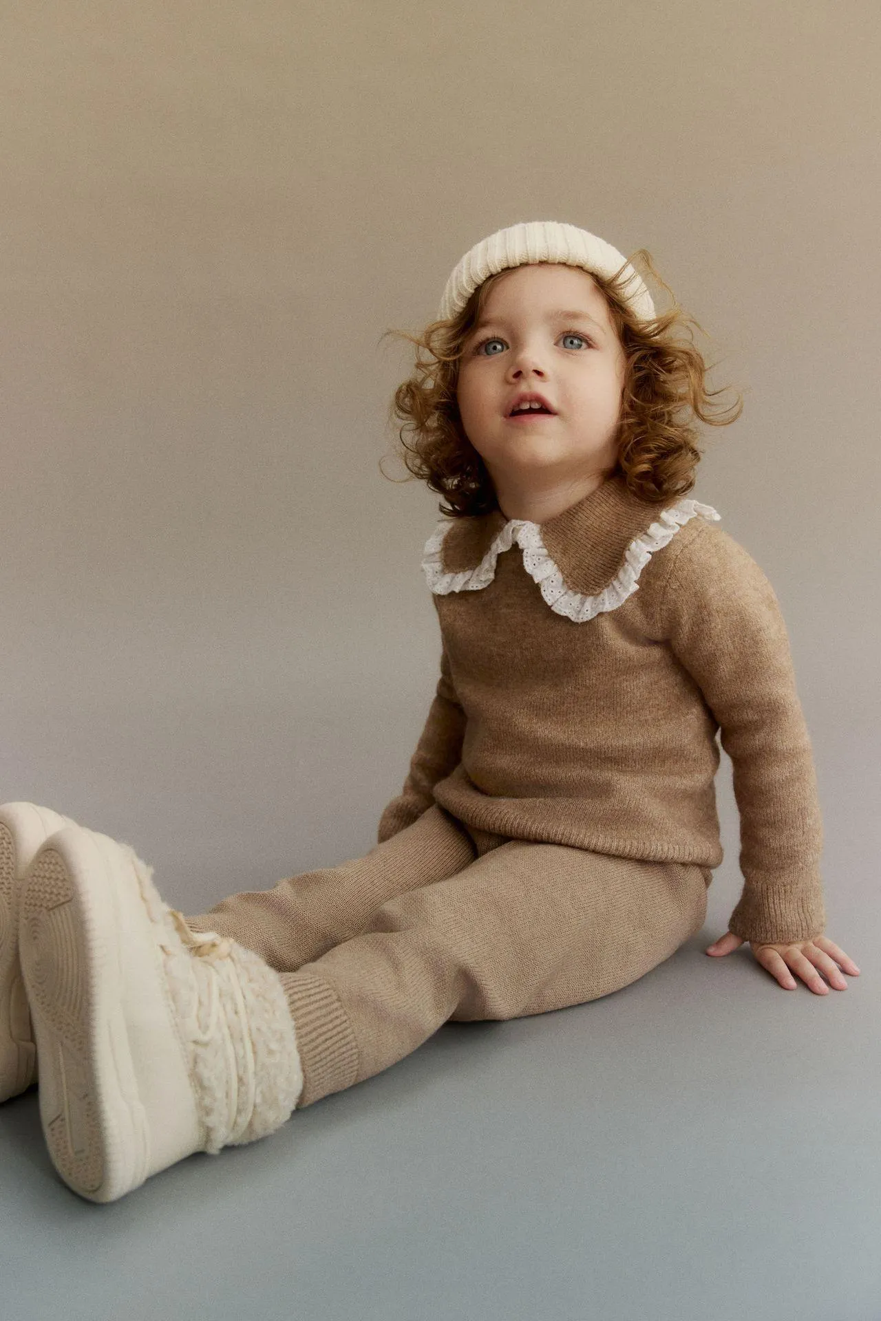 Saco con cuello Peter Pan