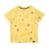 Camiseta manga corta amarilla para bebé niño