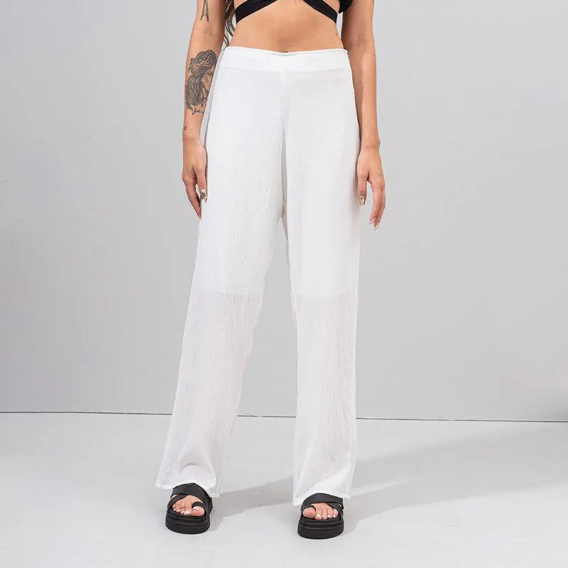 Pantalon Wide Leg Talle Alto Notica