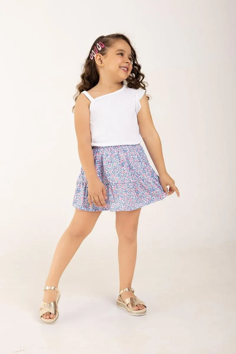 CONJUNTO X 2 BLUSA - FALDA Multicolor