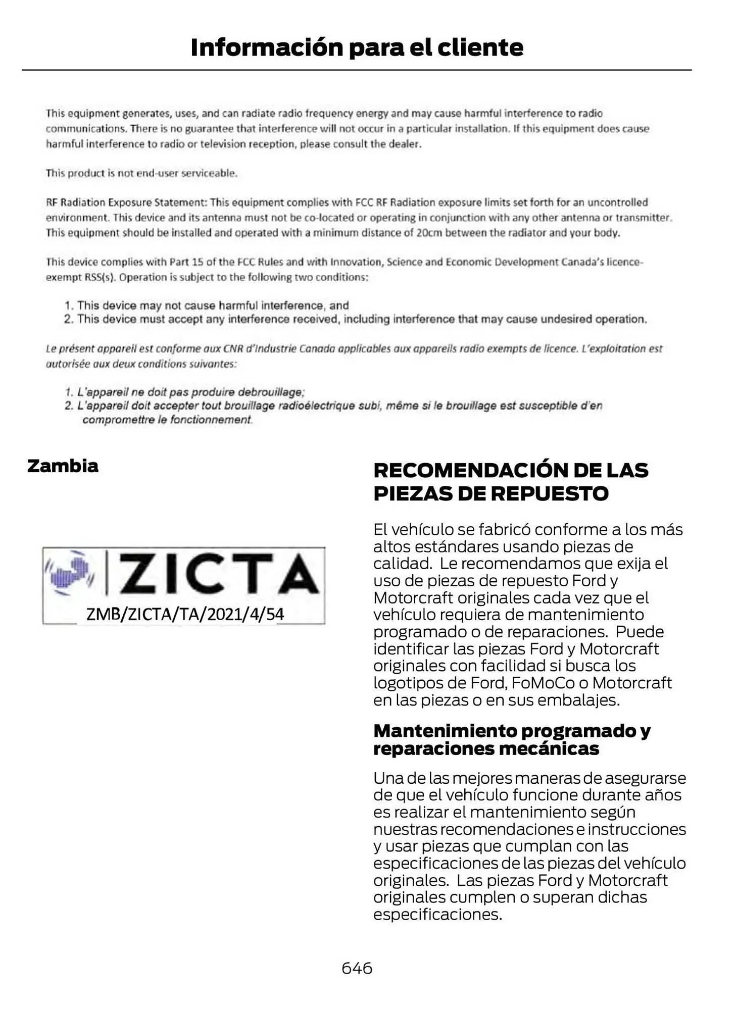 Catalogo de Catálogo Ford 29 de octubre al 29 de octubre 2025 - Pag 648