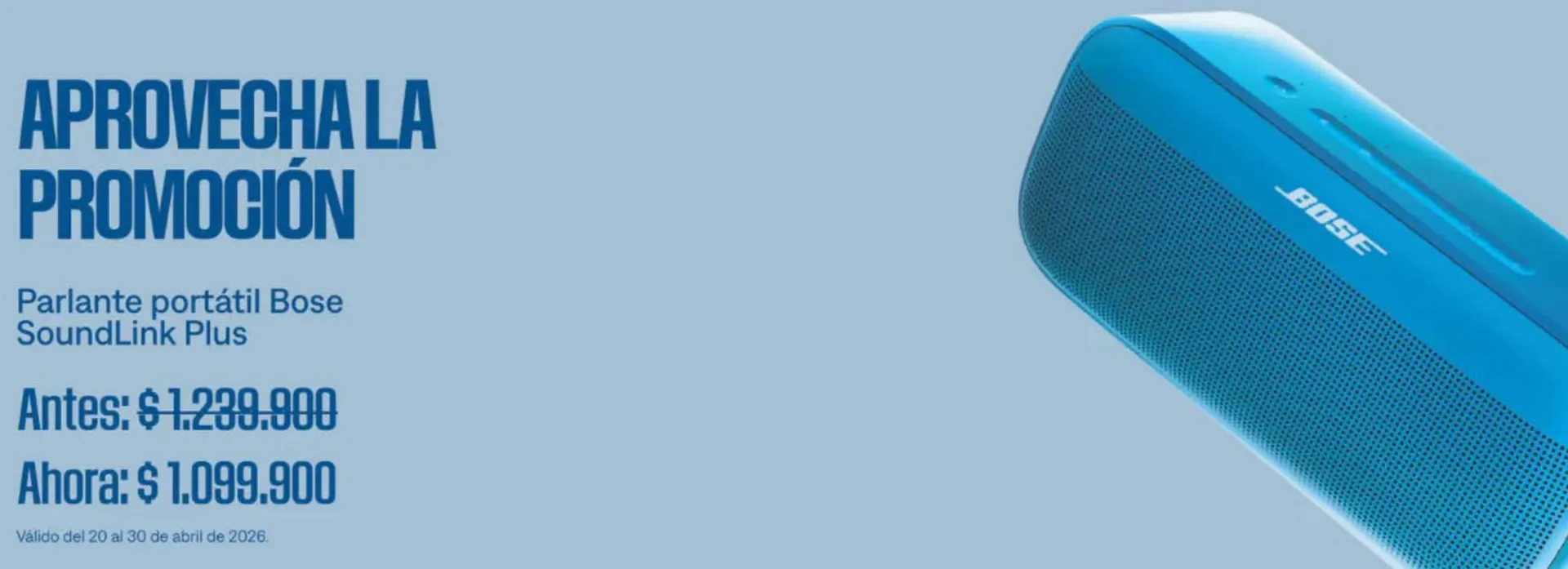 Catalogo de Catálogo BOSE 22 de abril al 30 de abril 2026 - Pag 1