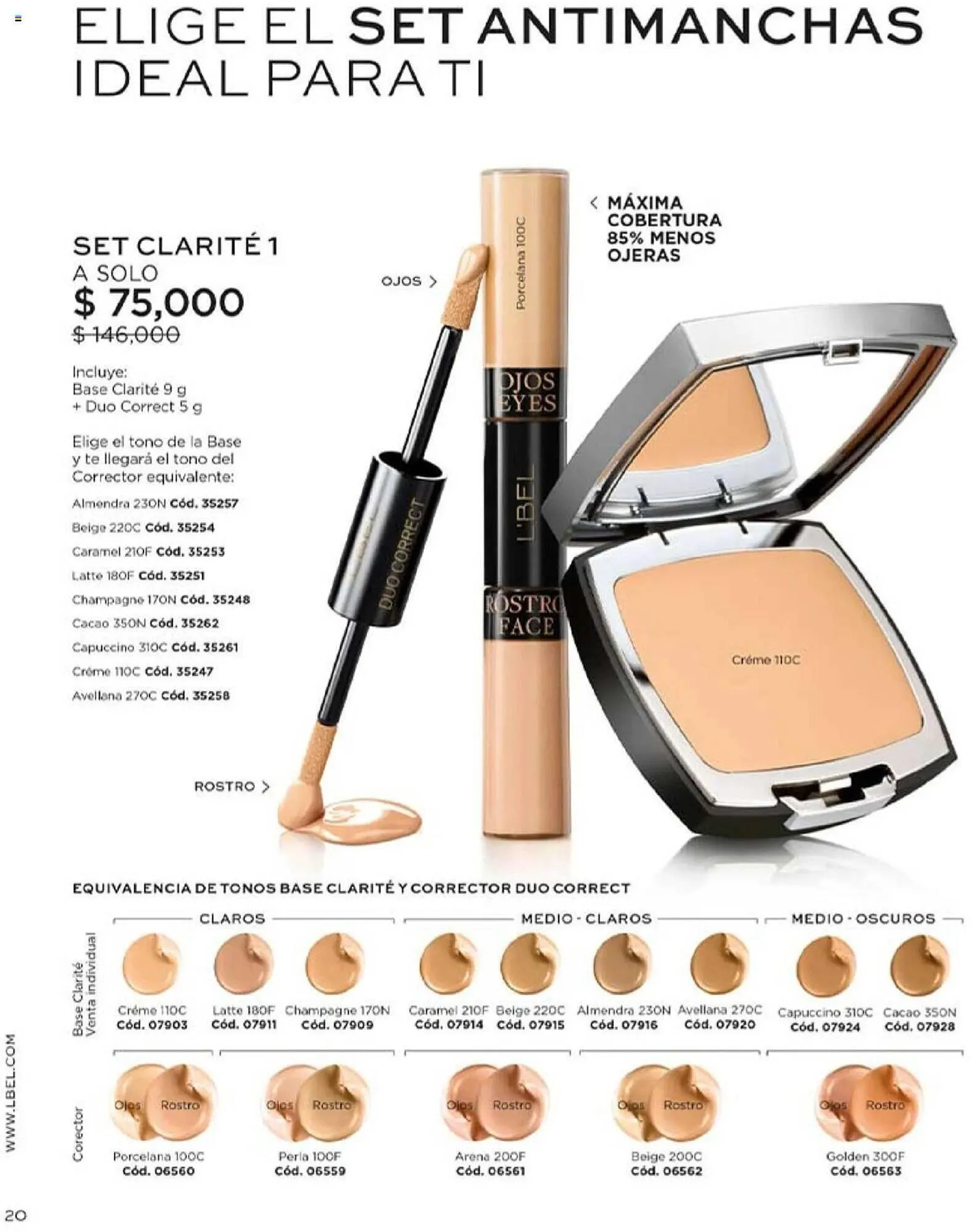 Catalogo de Catálogo L'bel 1 de enero al 31 de enero 2024 - Pag 20