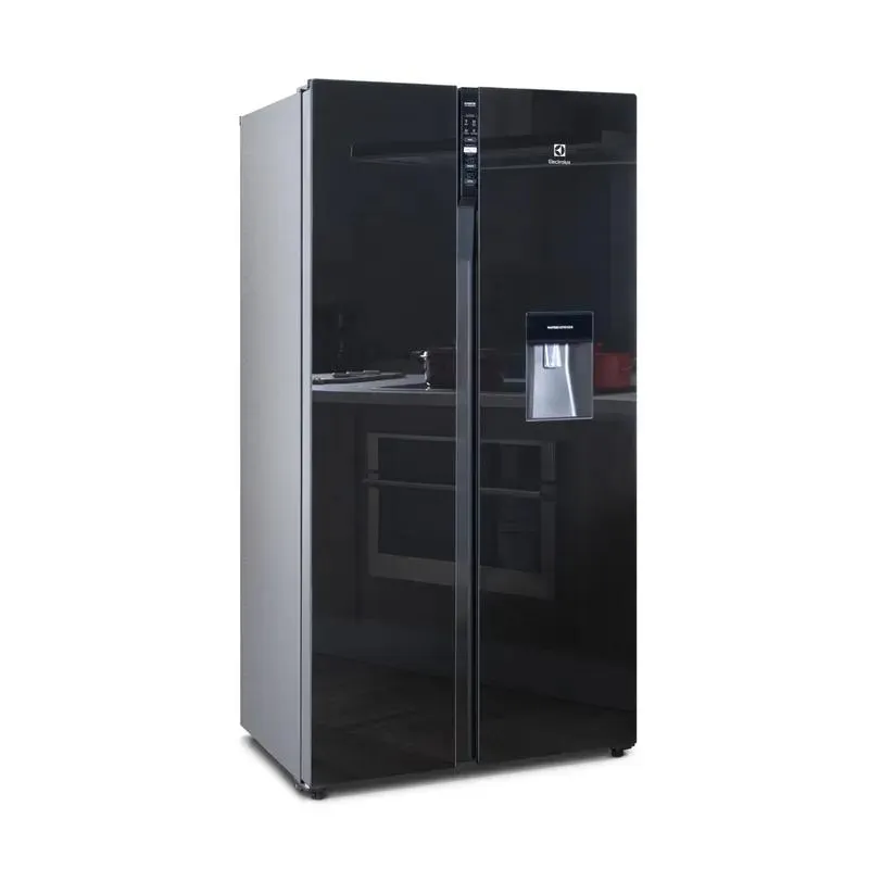 Nevecón Electrolux no frost side by side 522L Inverter negro ERSB54N3WXB