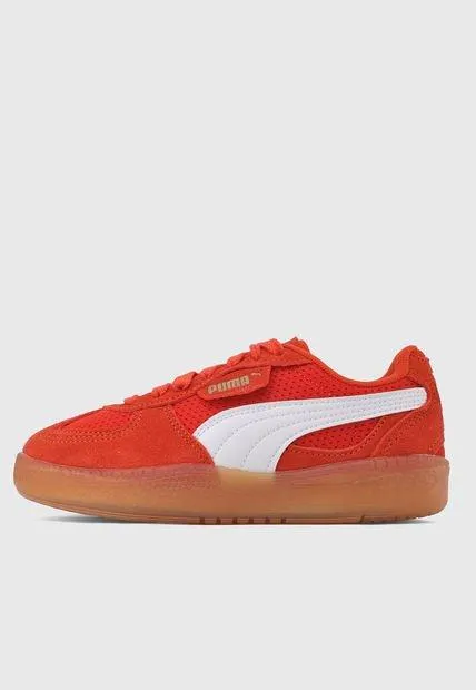 Tenis PUMA Palermo Moda Vintage Naranja