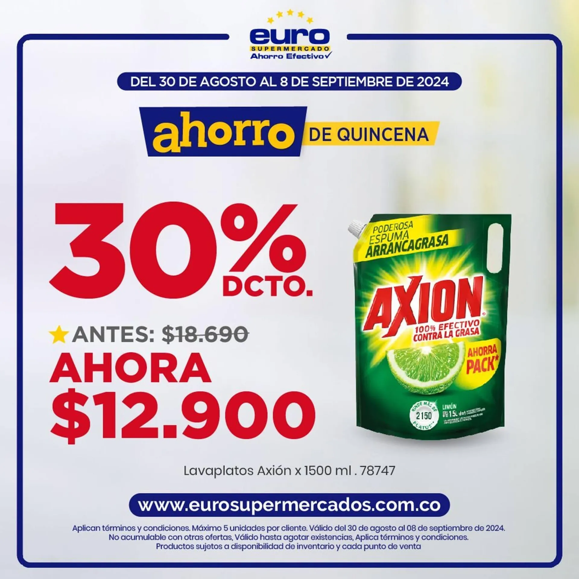 Catalogo de Catálogo Euro Supermercados 1 de septiembre al 15 de septiembre 2024 - Pag 1