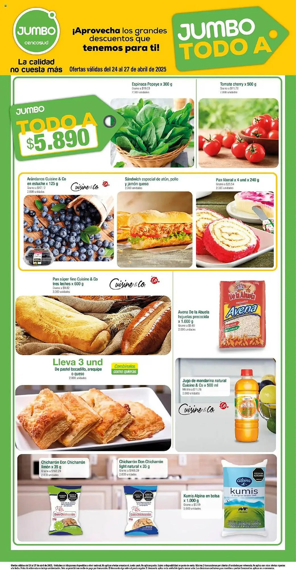 Catalogo de Catálogo Jumbo 24 de abril al 27 de abril 2025 - Pag 1