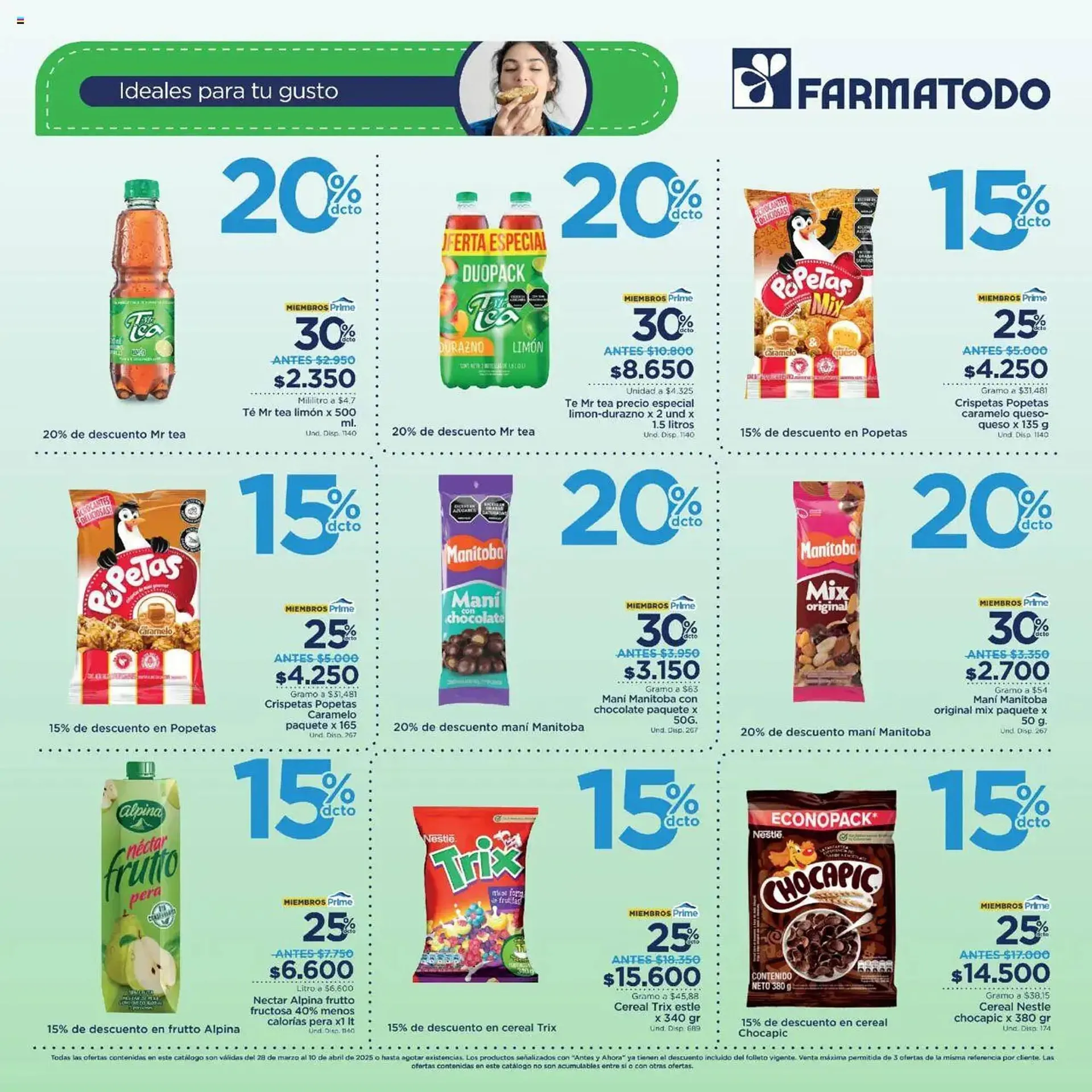 Catalogo de Catálogo FarmaTodo 28 de marzo al 10 de abril 2025 - Pag 9